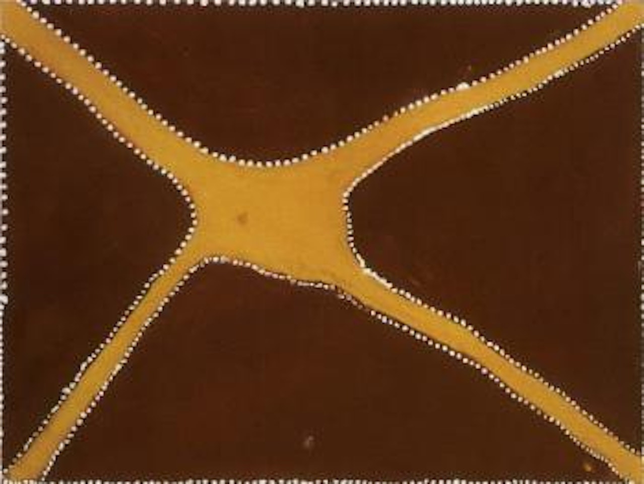 Roads cross by Rover Thomas