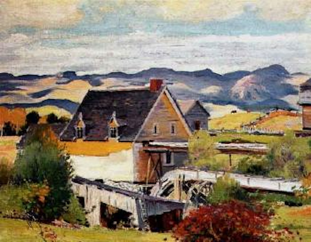 Moulin a Farine, 5e Rang, St-Hilarion, Quebec by Robert Pilot