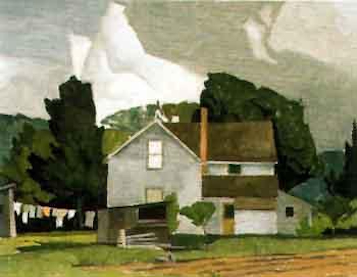 Farmhouse at Jordan by Alfred Joseph Casson