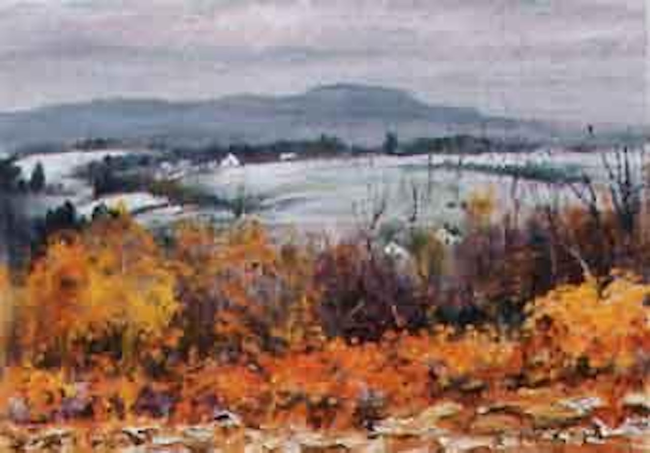 Autumn snow, Knowlton by Robert Pilot