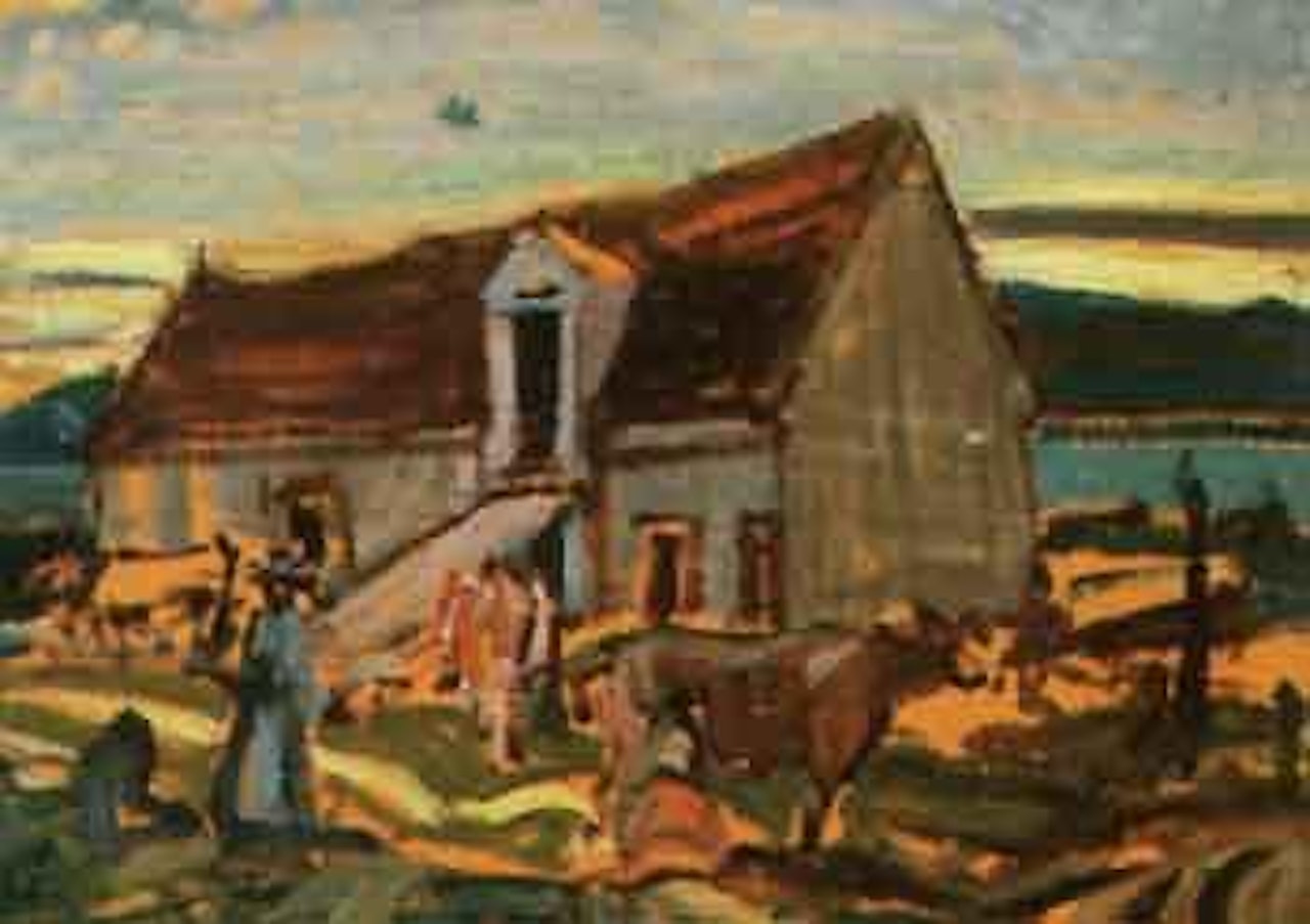 Old barn, Ile d'Orleans, PQ by Arthur Lismer