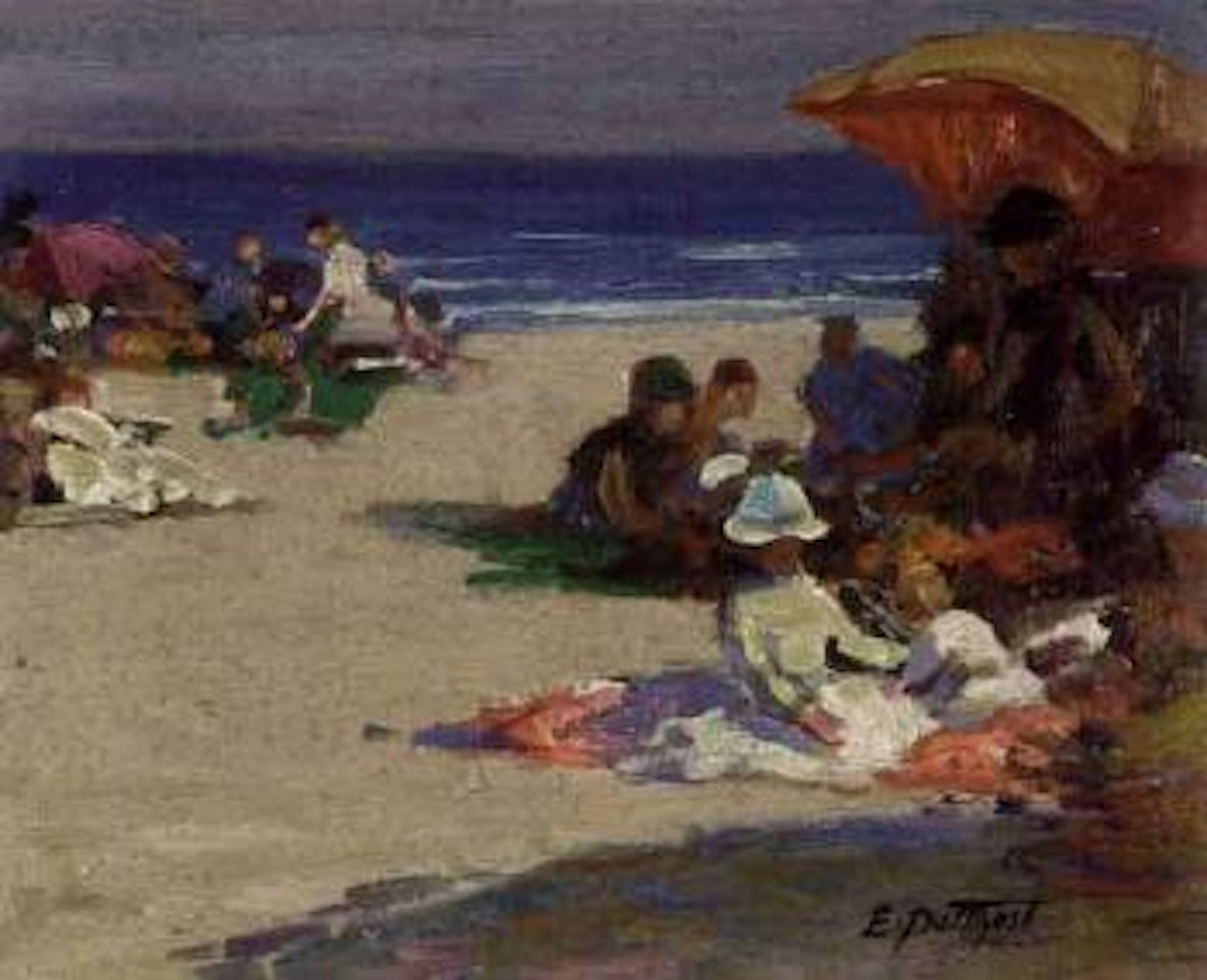 At the seashore by Edward Henry Potthast