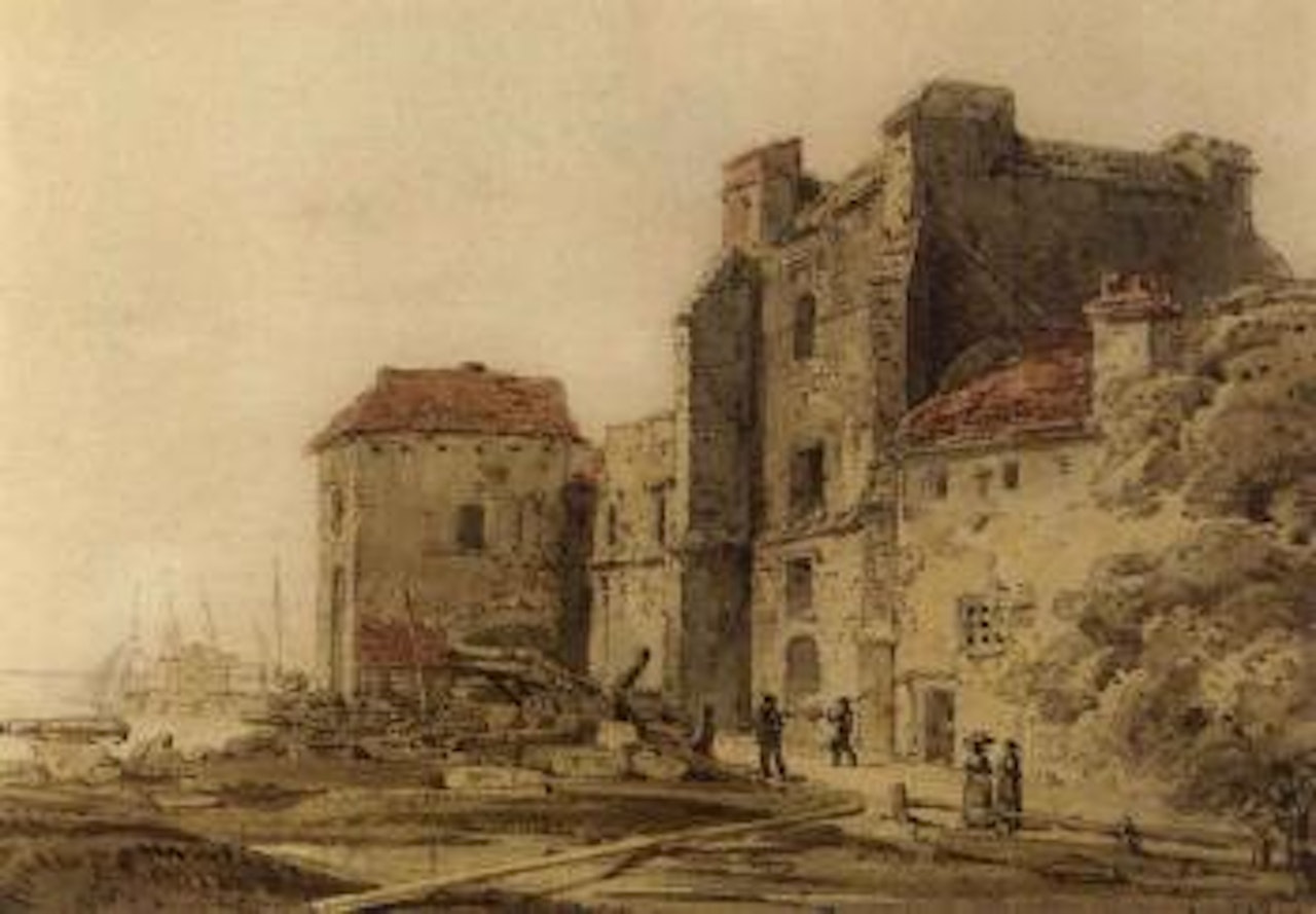 Prison at Southampton by Thomas Girtin
