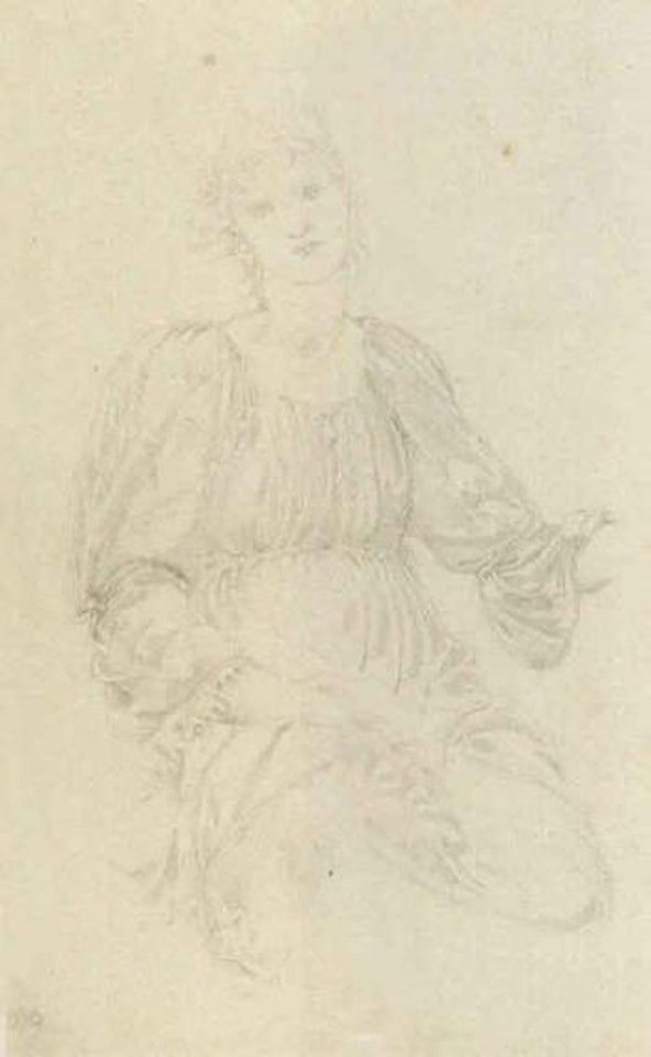 Study for the Wood Nymph by Edward Coley Burne-Jones