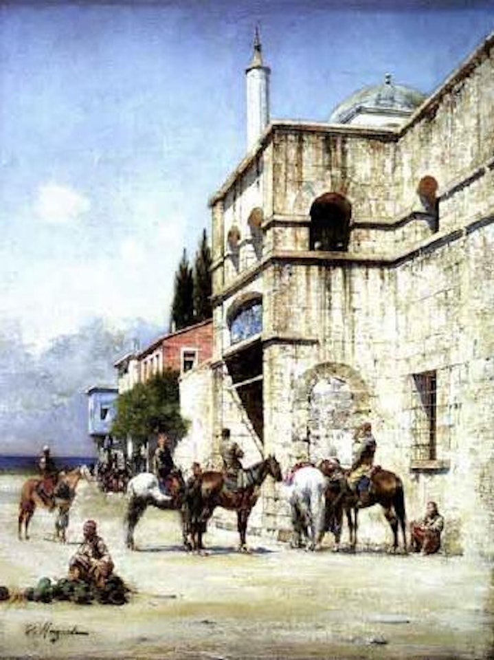 Porte de Constantinople by Victor Pierre Huguet
