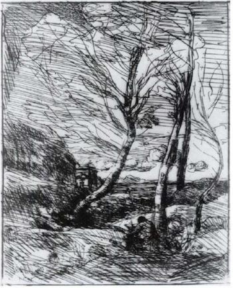 Artiste en Italie by Jean Baptiste Camille Corot