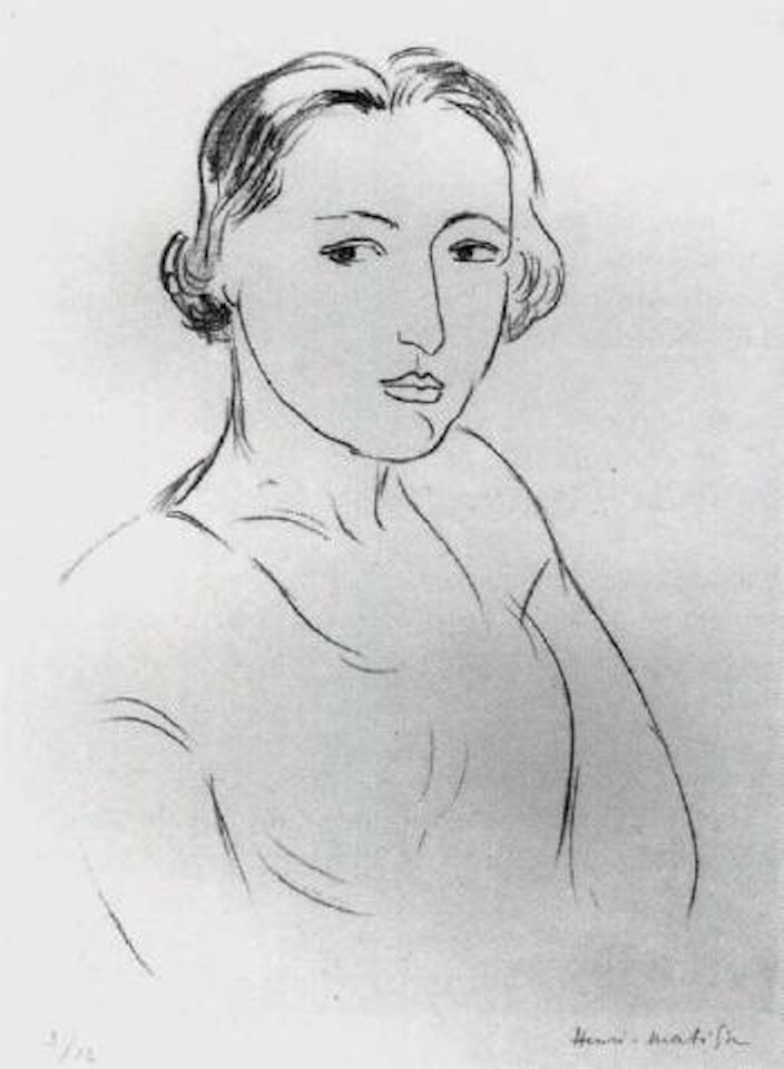 Tete de jeune femme by Henri Matisse
