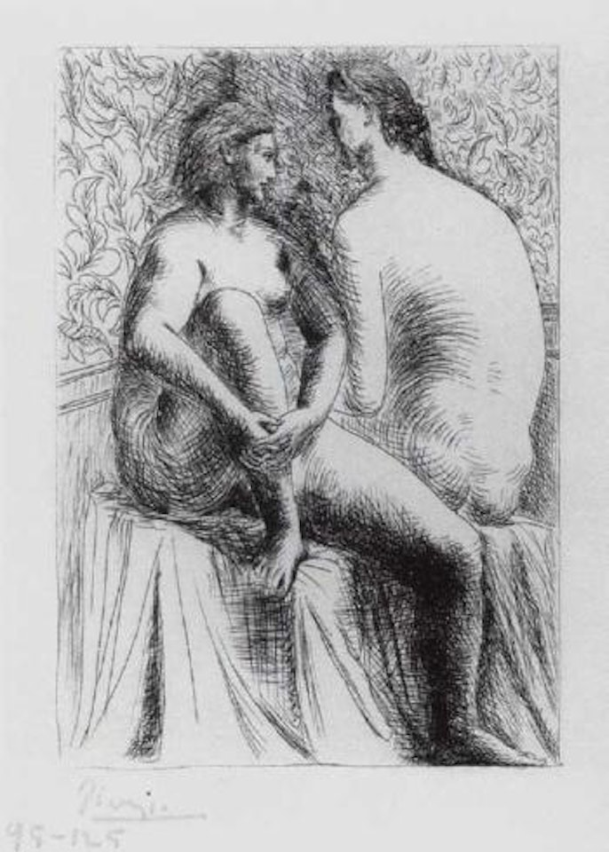 Deux figures nues II by Pablo Picasso