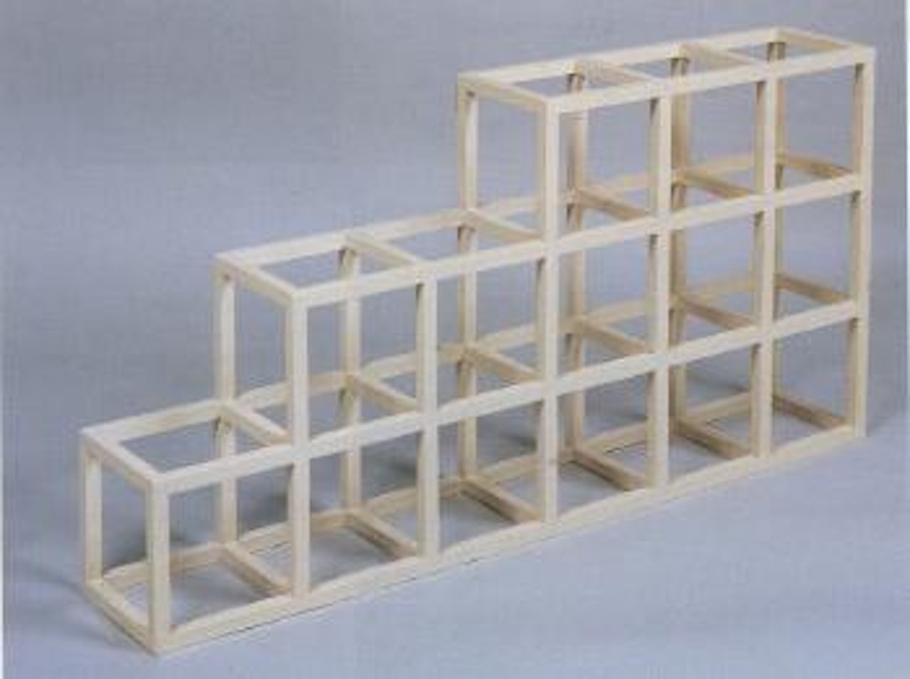 Fourteen cubes by Sol LeWitt