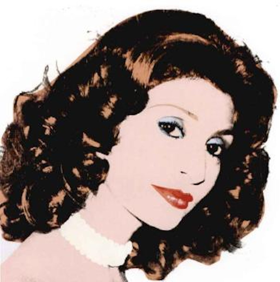 Portraits of Iranian princess by Andy Warhol