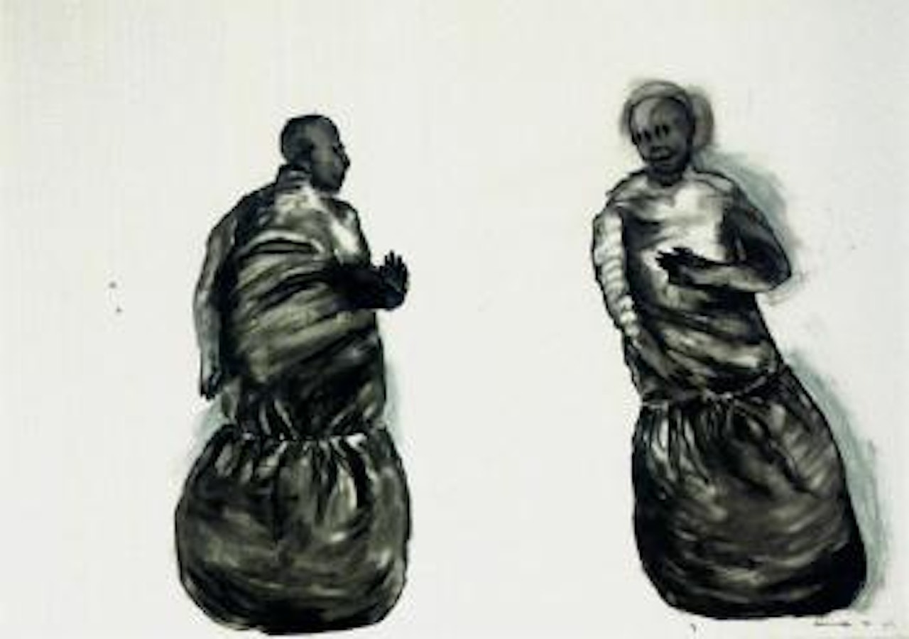 Untitled - two figures by Juan Muñoz