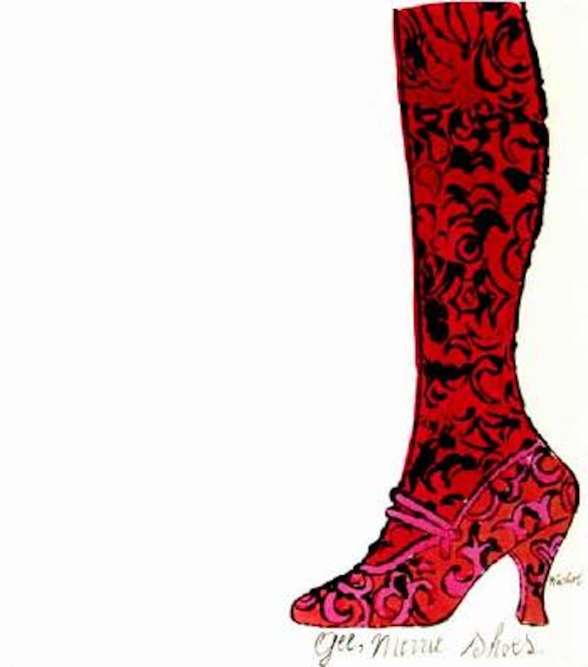 Gee, Merrie shoes by Andy Warhol