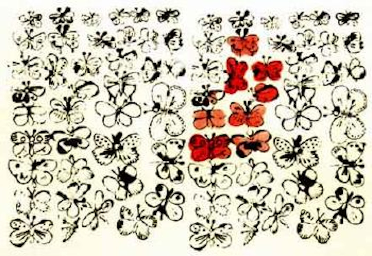 Untitled - butterflies by Andy Warhol