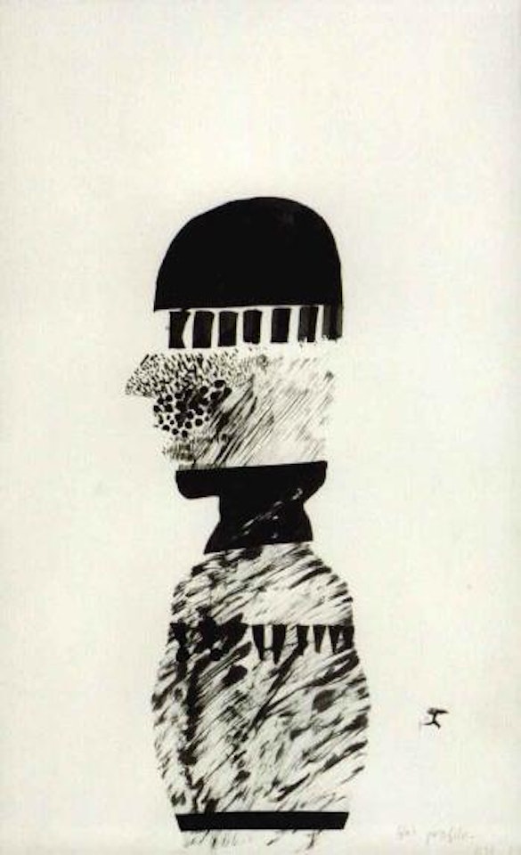 Flat profile by David Hockney