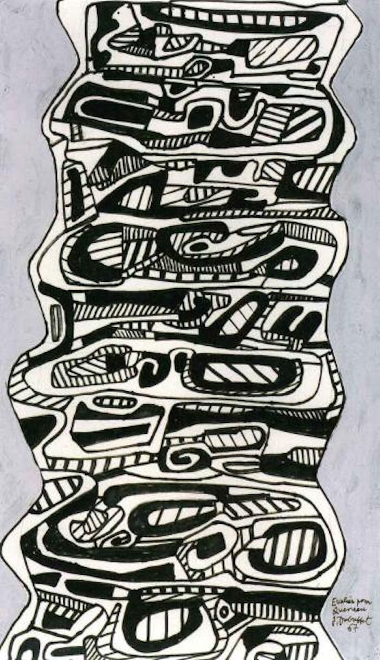 Escalier by Jean Dubuffet