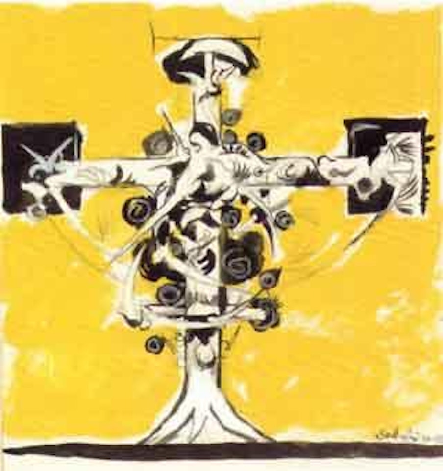 Thorn cross by Graham Sutherland