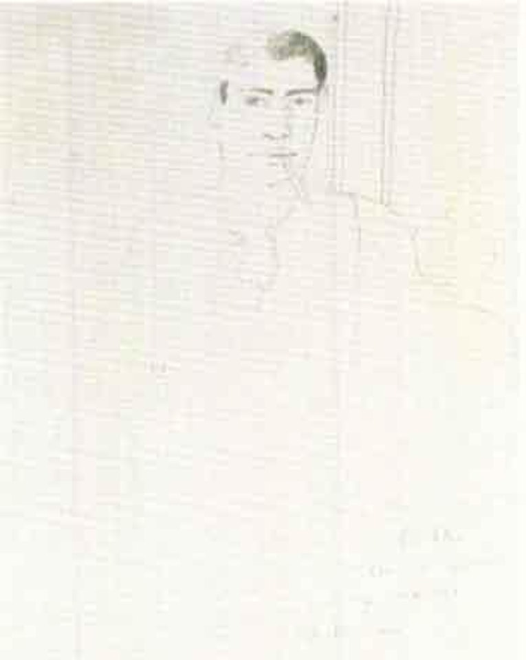 Read, age 17 smoking a cigarette, Cairo by David Hockney