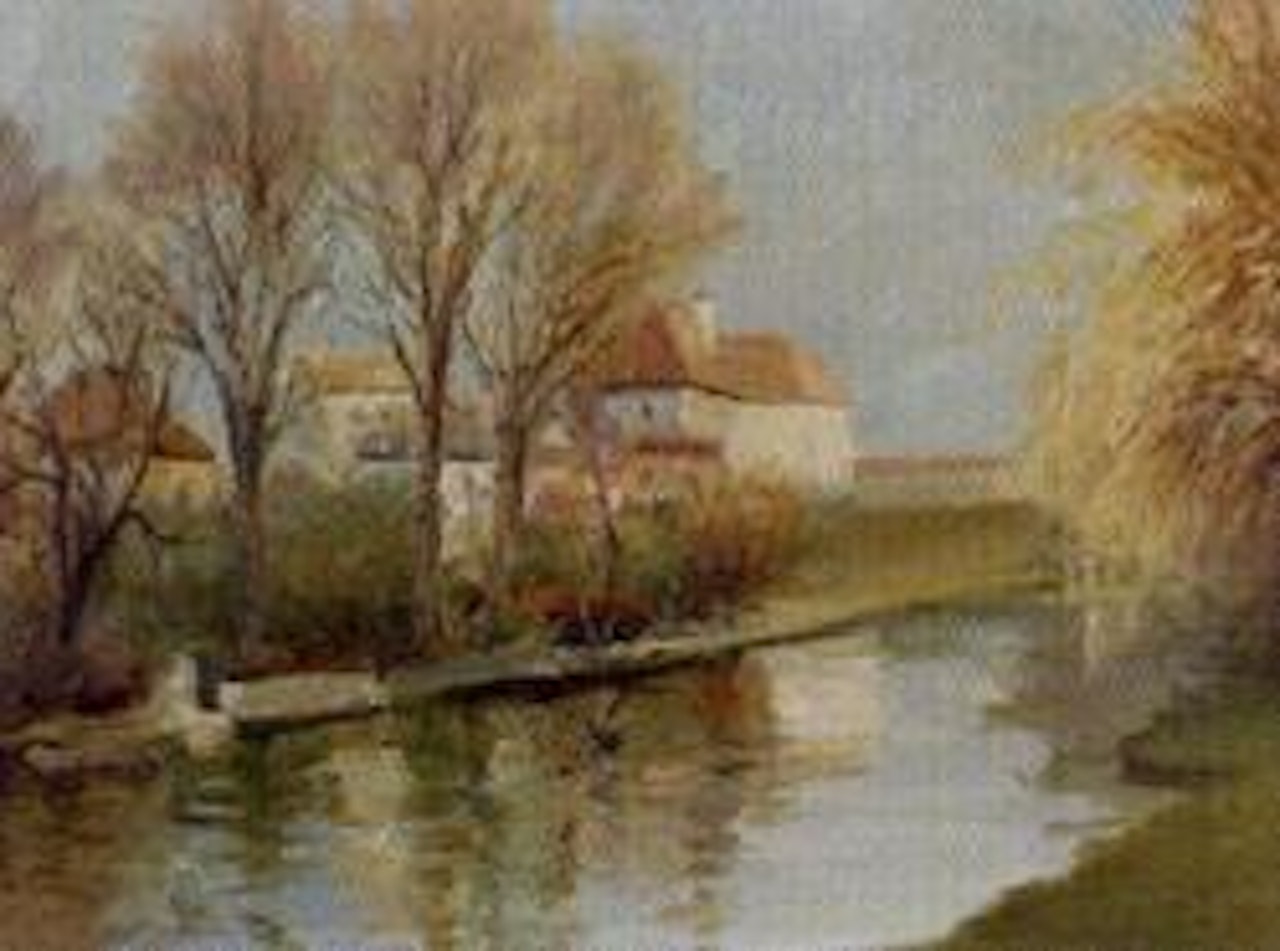 Grez-sur-le-Loing by Marcel Dyf