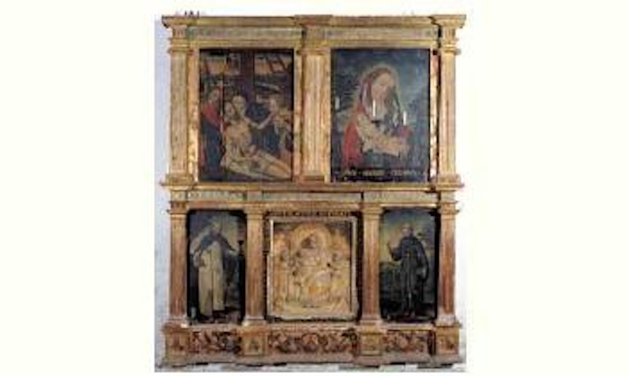 Nativite and religious scenes by Spanish School