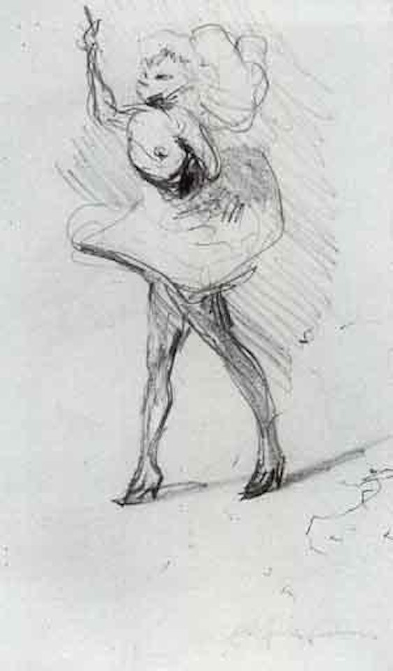 Dancer by Alfred Kubin