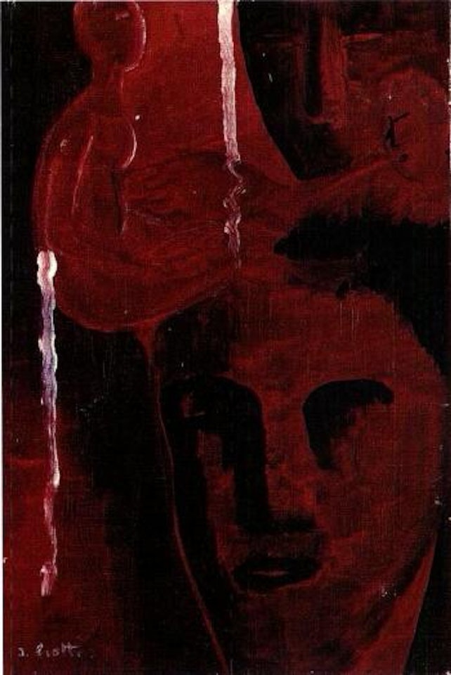 Figures rouges by Jean Crotti