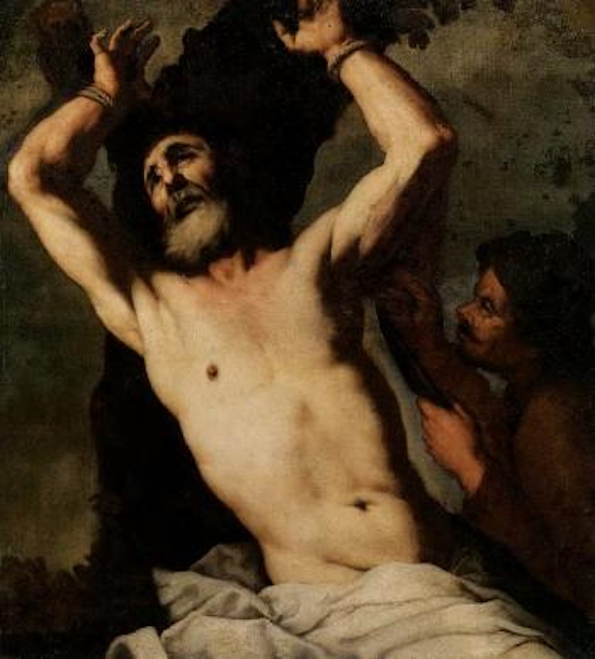 Saint Batholomew's martyrdom by Antonio Zanchi
