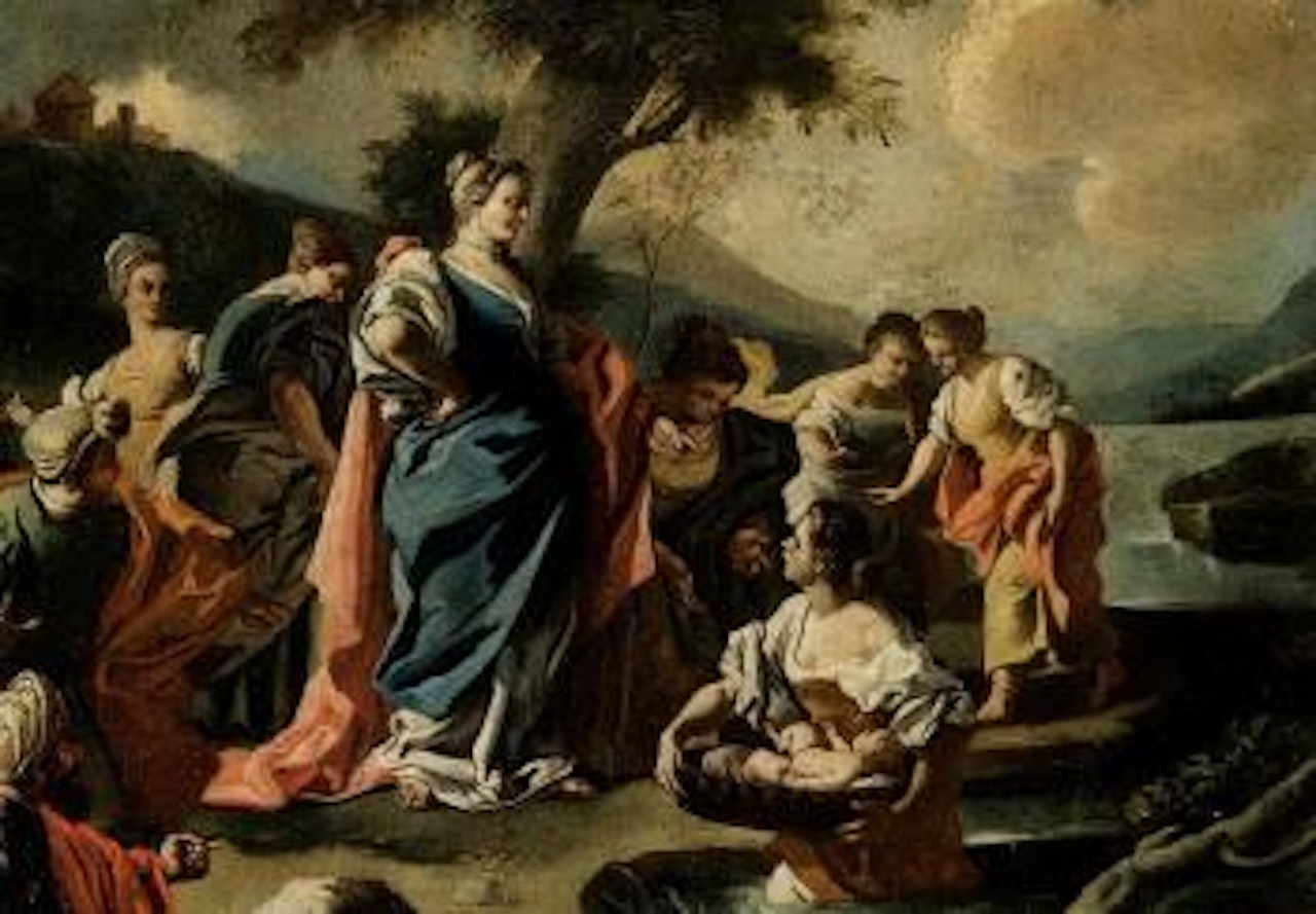 Moses saved from the river by Francesco Solimena