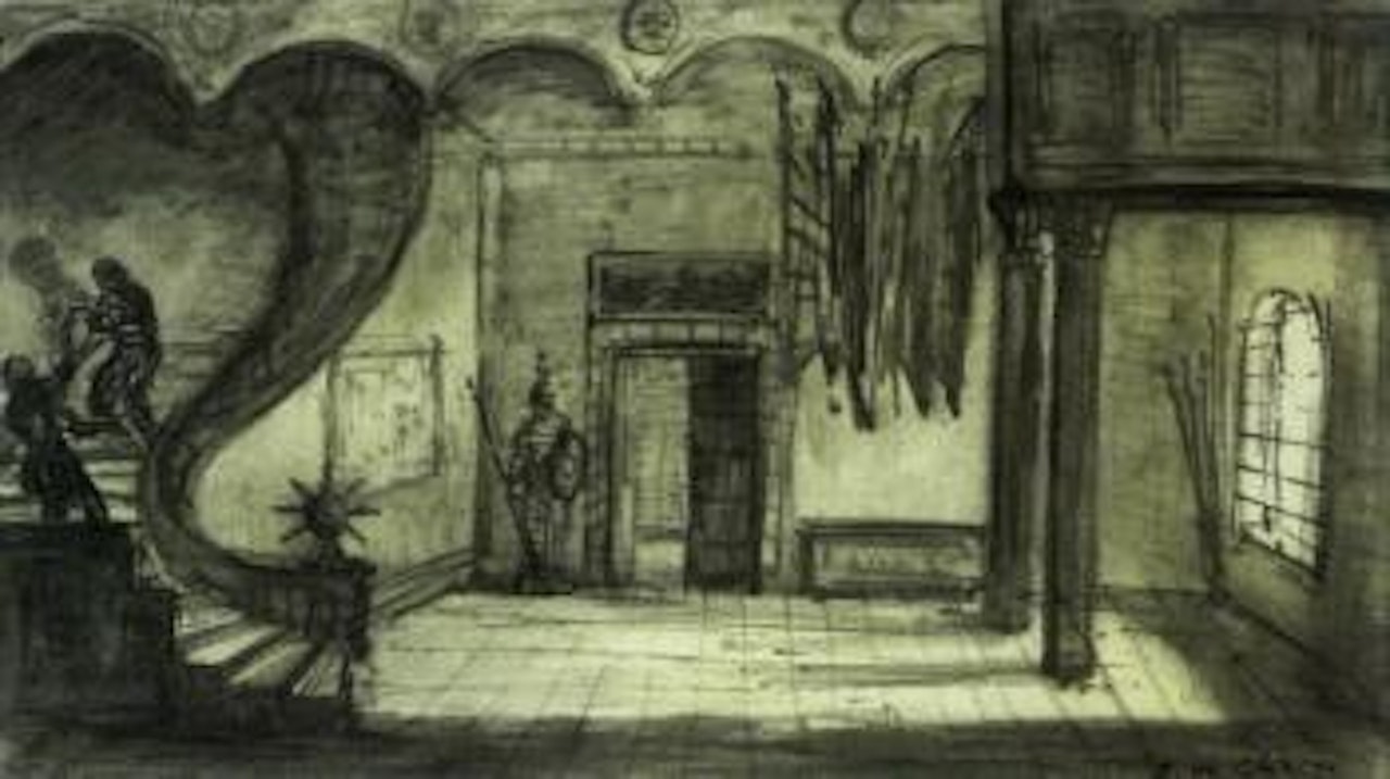 Venetian interior by Giorgio de Chirico