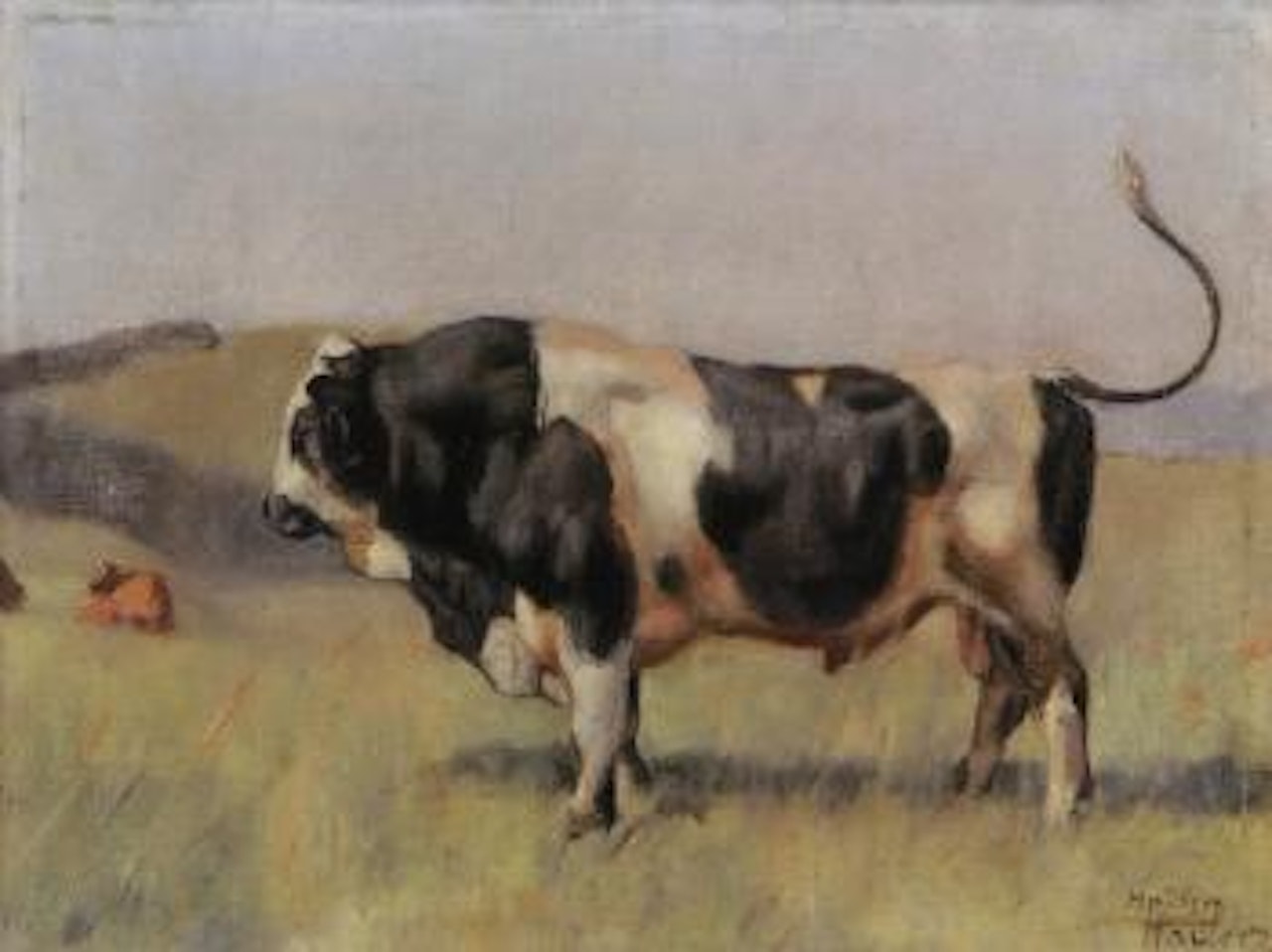 Le taureau by Ferdinand Hodler