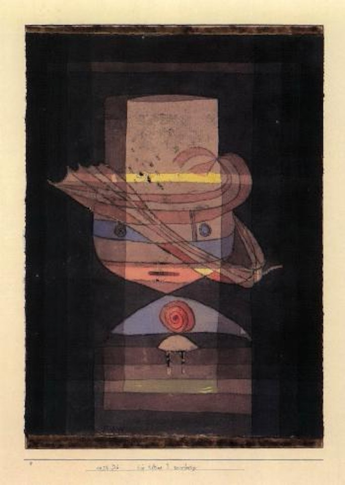 Small J ready to set out by Paul Klee