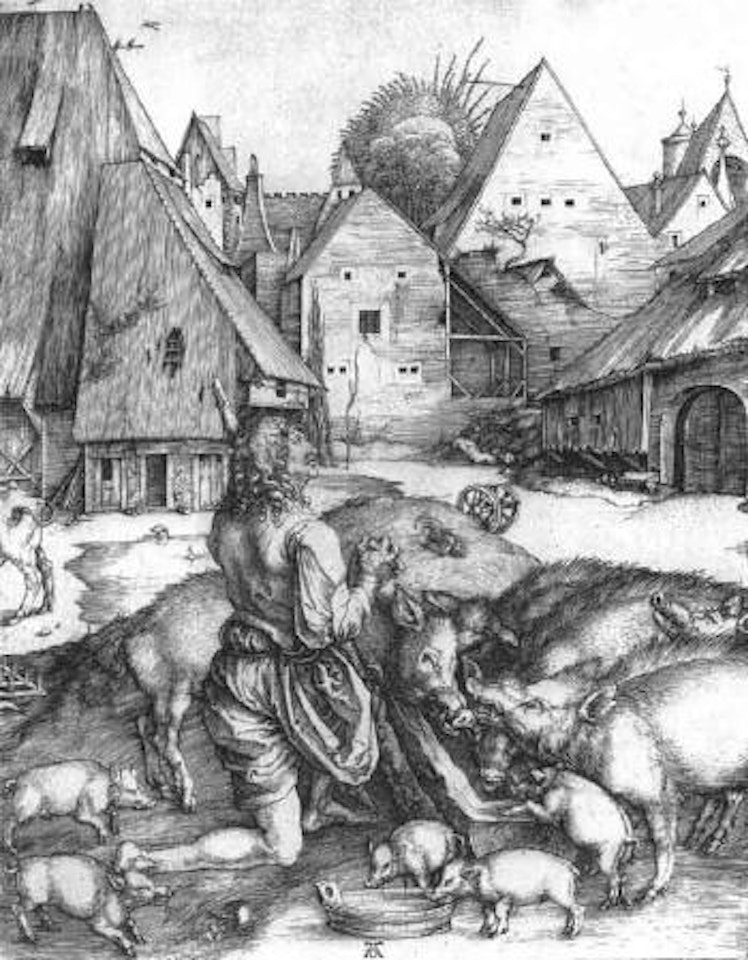 Prodigal son by Albrecht Dürer