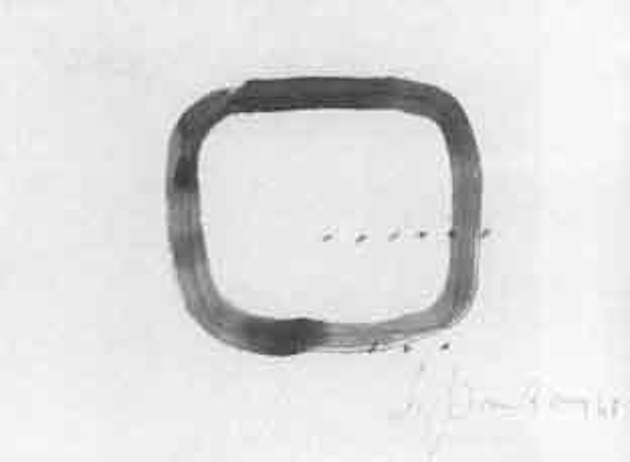 Concetto spaziale by Lucio Fontana