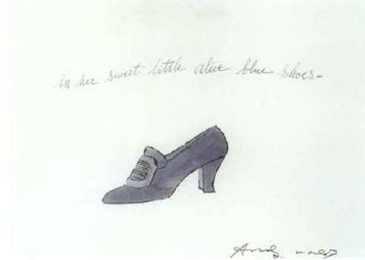 In her sweet little alic blue shoes by Andy Warhol