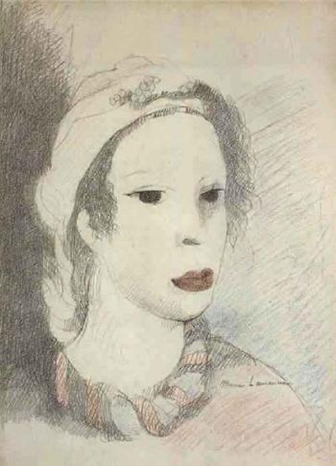 Portrait d'une jeune femme by Marie Laurencin