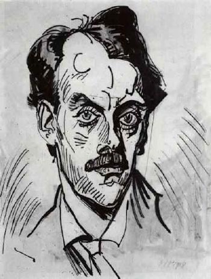 Portrait of man by Max Pechstein