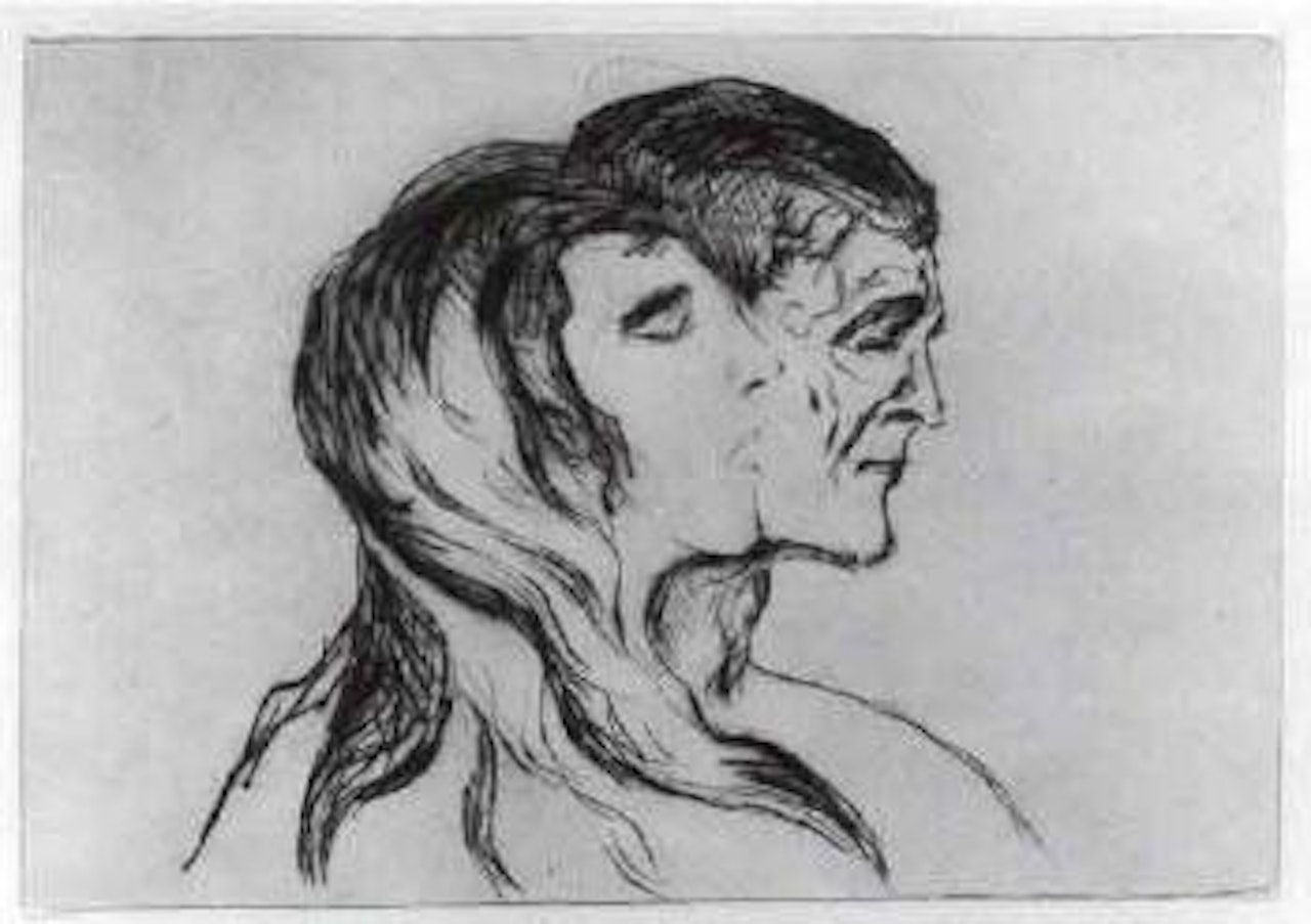 Head by head by Edvard Munch