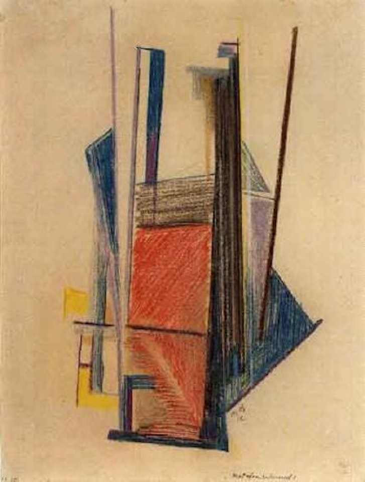 Dominant red by Hannah Höch