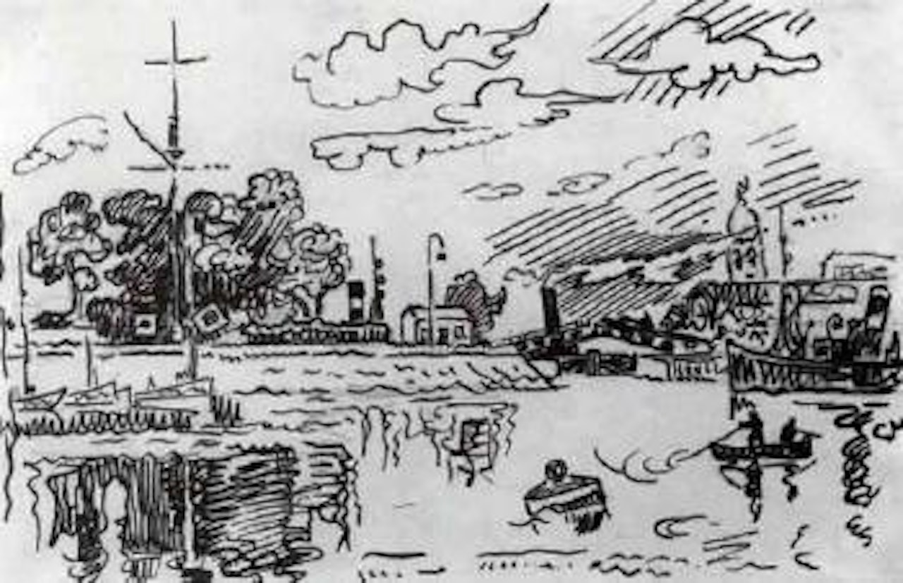 Drawbridge in La Rochelle by Paul Signac