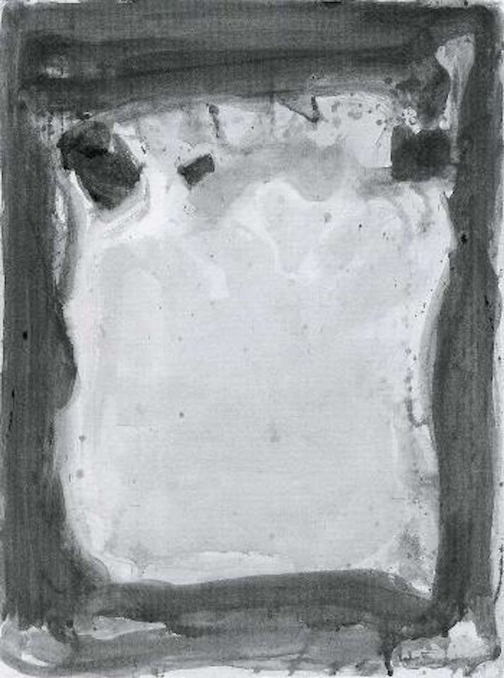 Blue square by Sam Francis