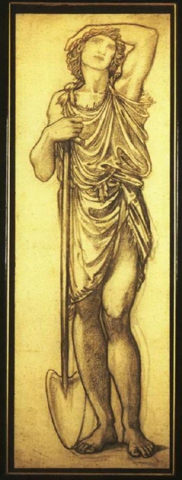 Study for a figure of Adam by Edward Coley Burne-Jones
