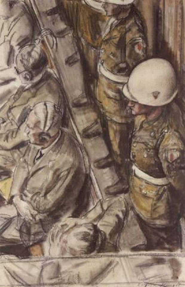 Nuremburg Trial by Laura Knight