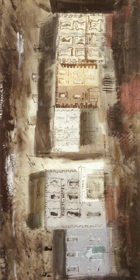 Welsh village by John Piper