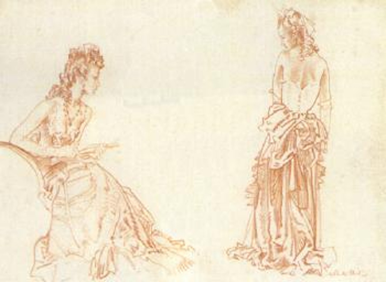 Diana reproving Vera by William Russell Flint
