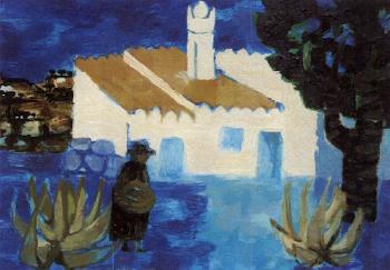 White cottages by Mary Fedden