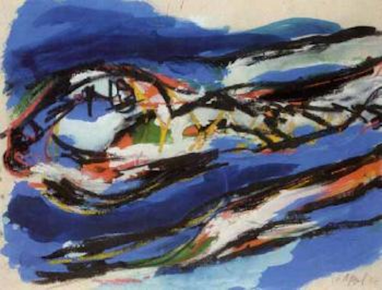 Oiseau de la mer by Karel Appel