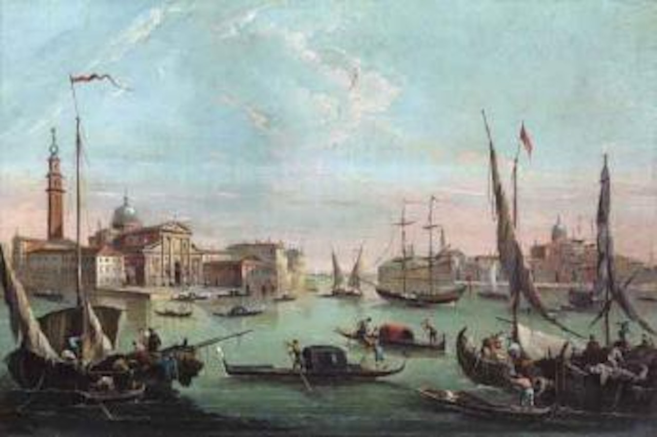 San Giorgio Maggiore, Giudecca and La Chiesa Delle Zitelle, Venice by Venetian School