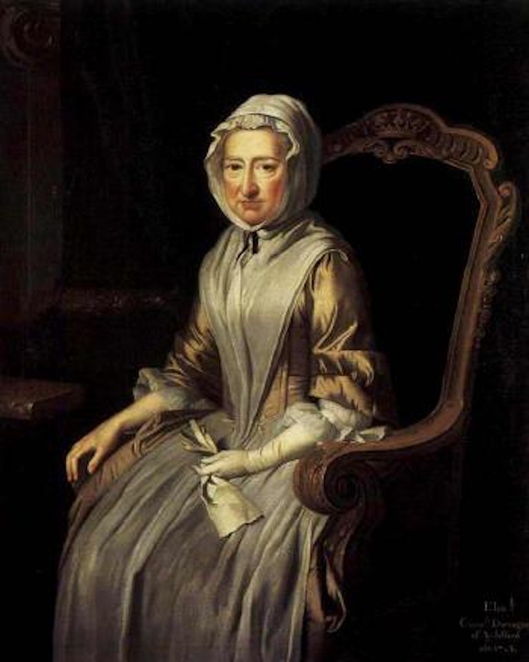Portrait of lady, said to be Elizabeth, Countess Dowager of Aykesford by William Hoare of Bath