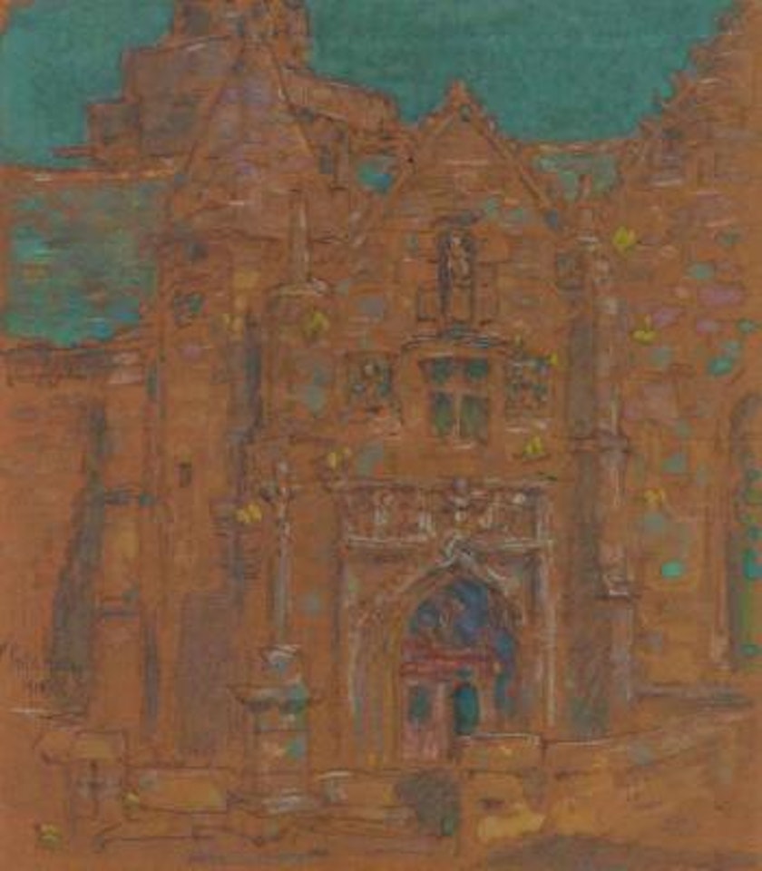 Brelevenez, Lannion, cote du Nord, France by Childe Hassam