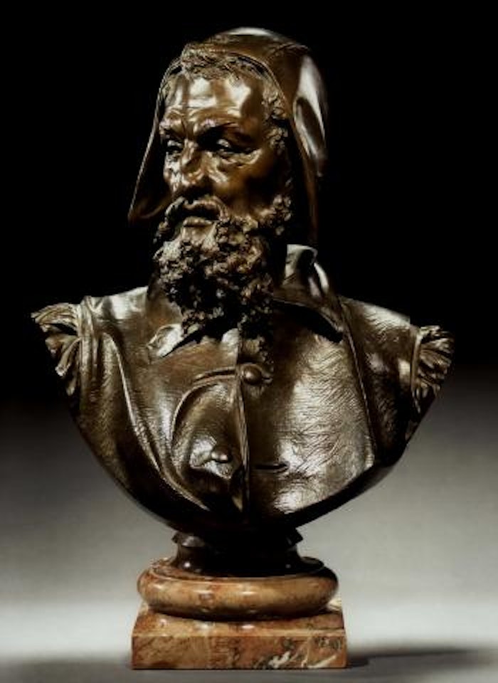 Bust of Michelangelo by Albert-Ernest Carrier-Belleuse