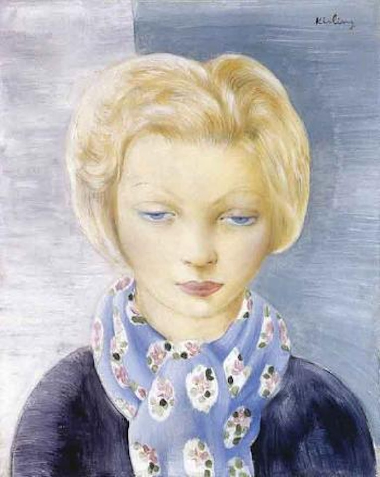 Portrait de jeune fille by Moïse Kisling